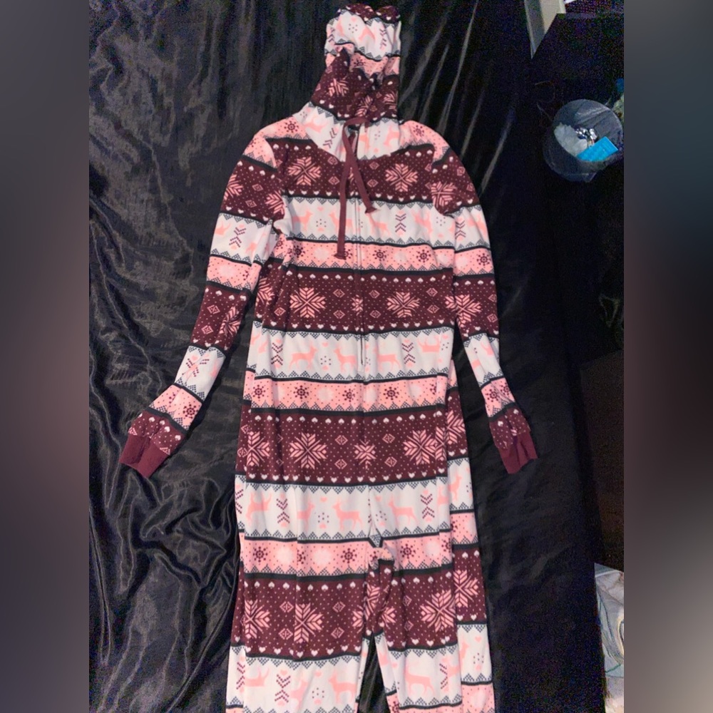 3 for $120 | NWOT | Christmas Themed Pattern Adult Sized Onesie from Ardene